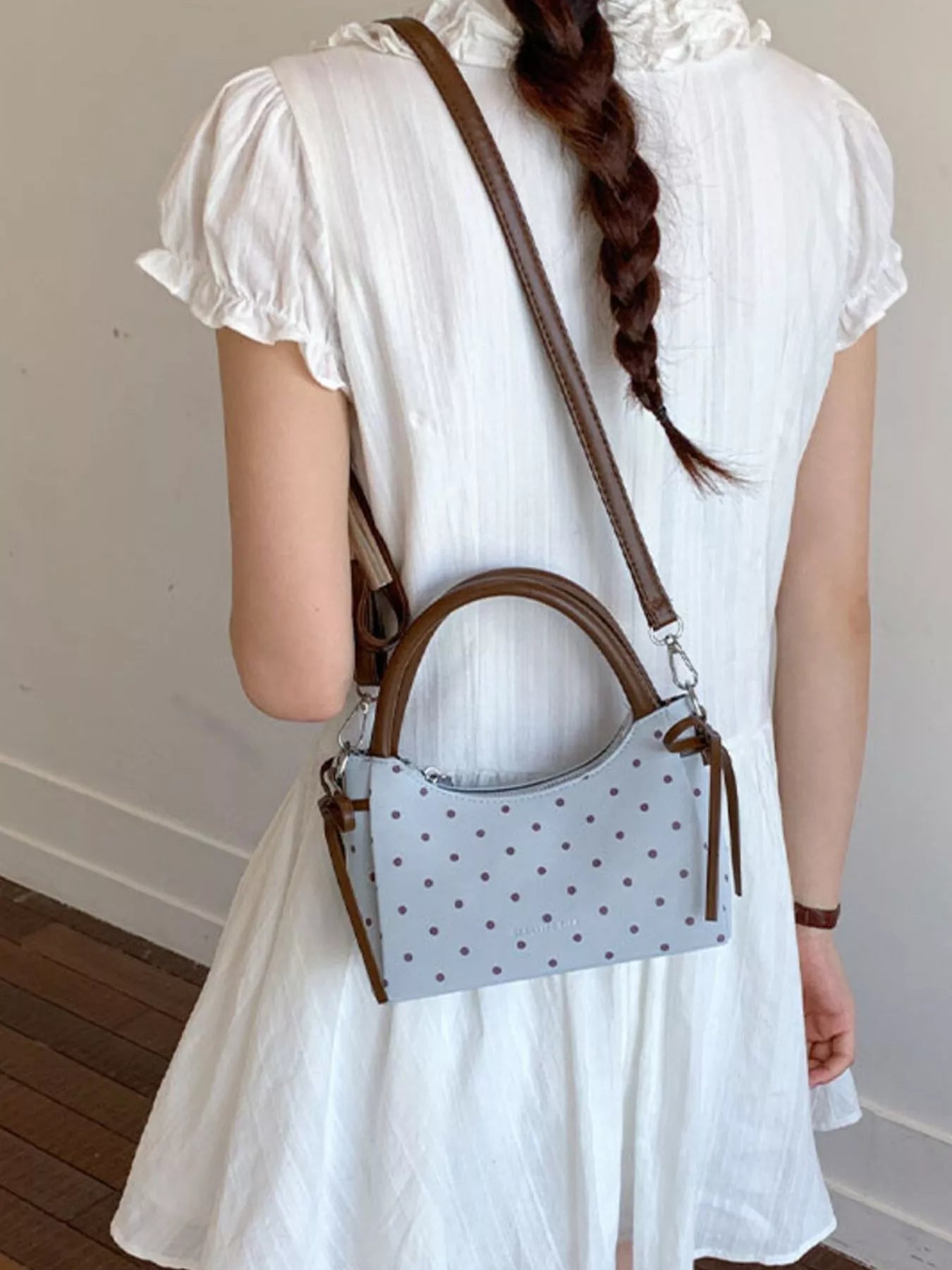 Polka Dot Mini Crossbody Bag