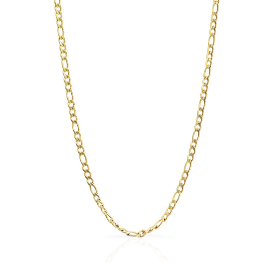 BOBBI DAINTY GOLD FIGARO CHAIN NECKLACE