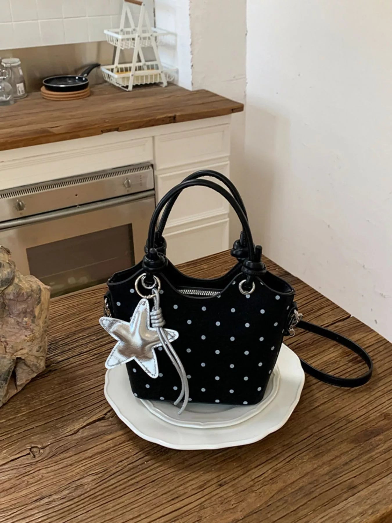 Polka Dot Crossbody Bag