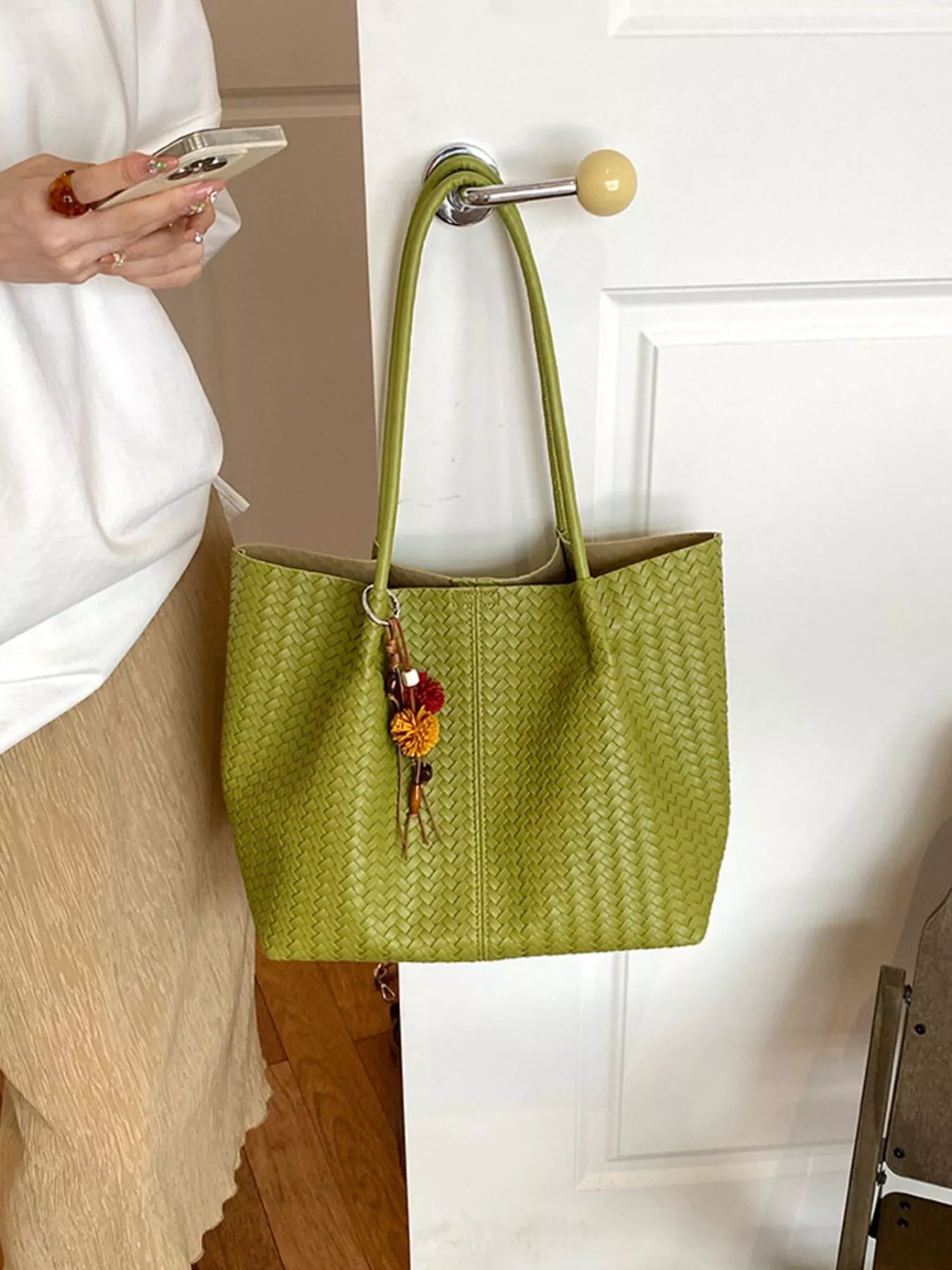 PU Leather Tote Bag