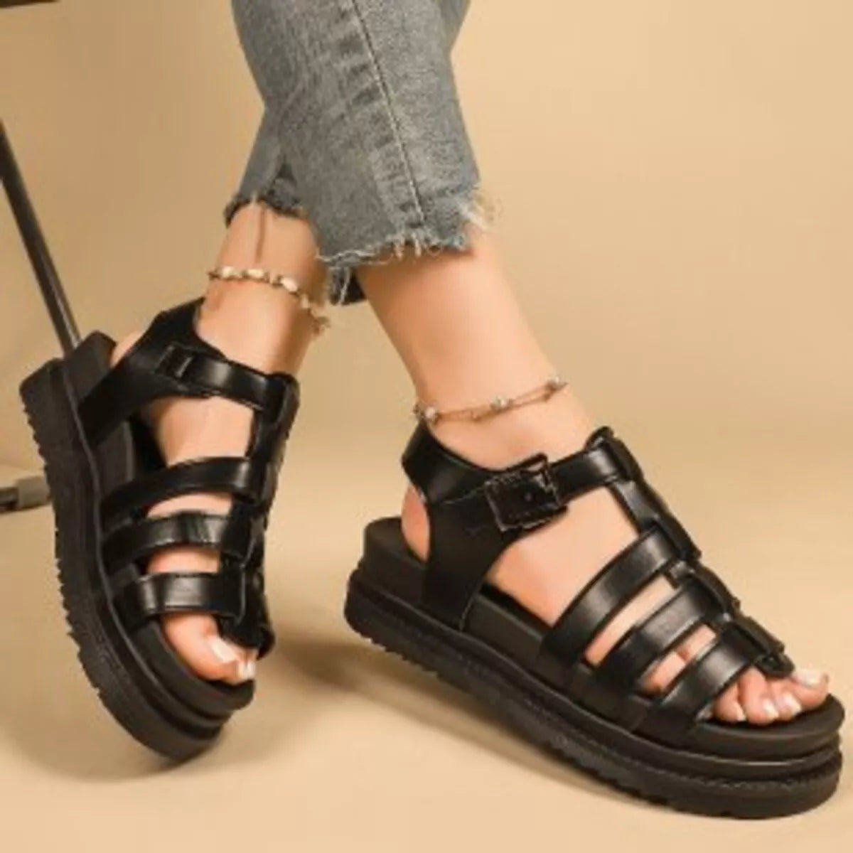 Open Toe Platform Sandals