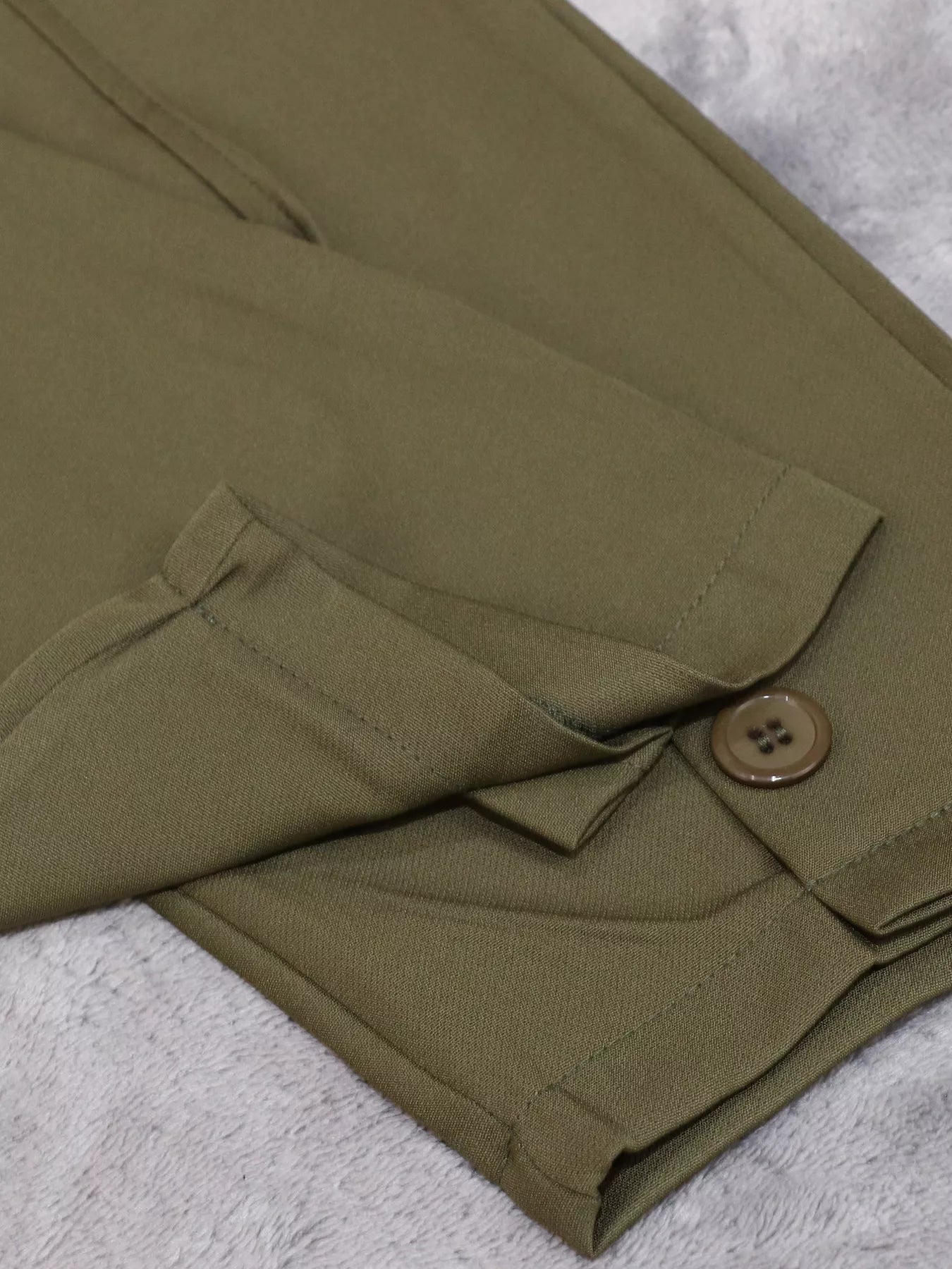 High-Waisted Pleated Pants