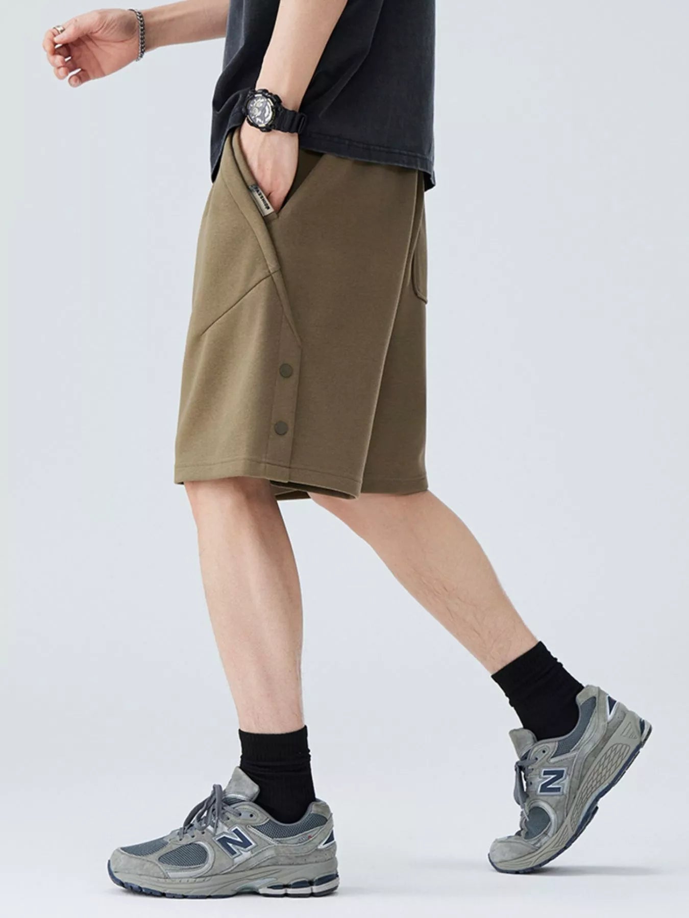 Men's Plus Size Casual Comfort Drawstring Shorts