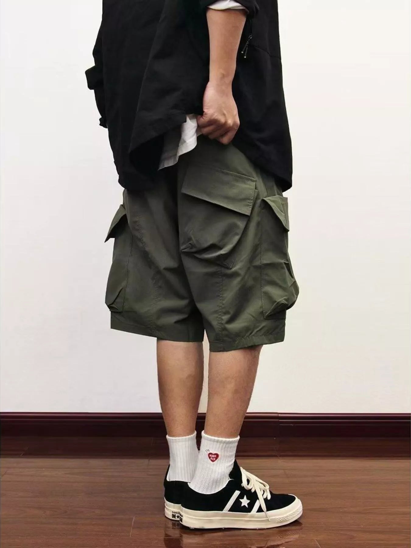 Men's Plus Size Loose Fit Cargo Shorts