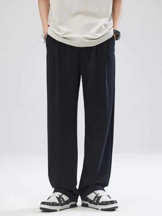 Men's Full Size Casual Loose-Fit Pants Plus Size