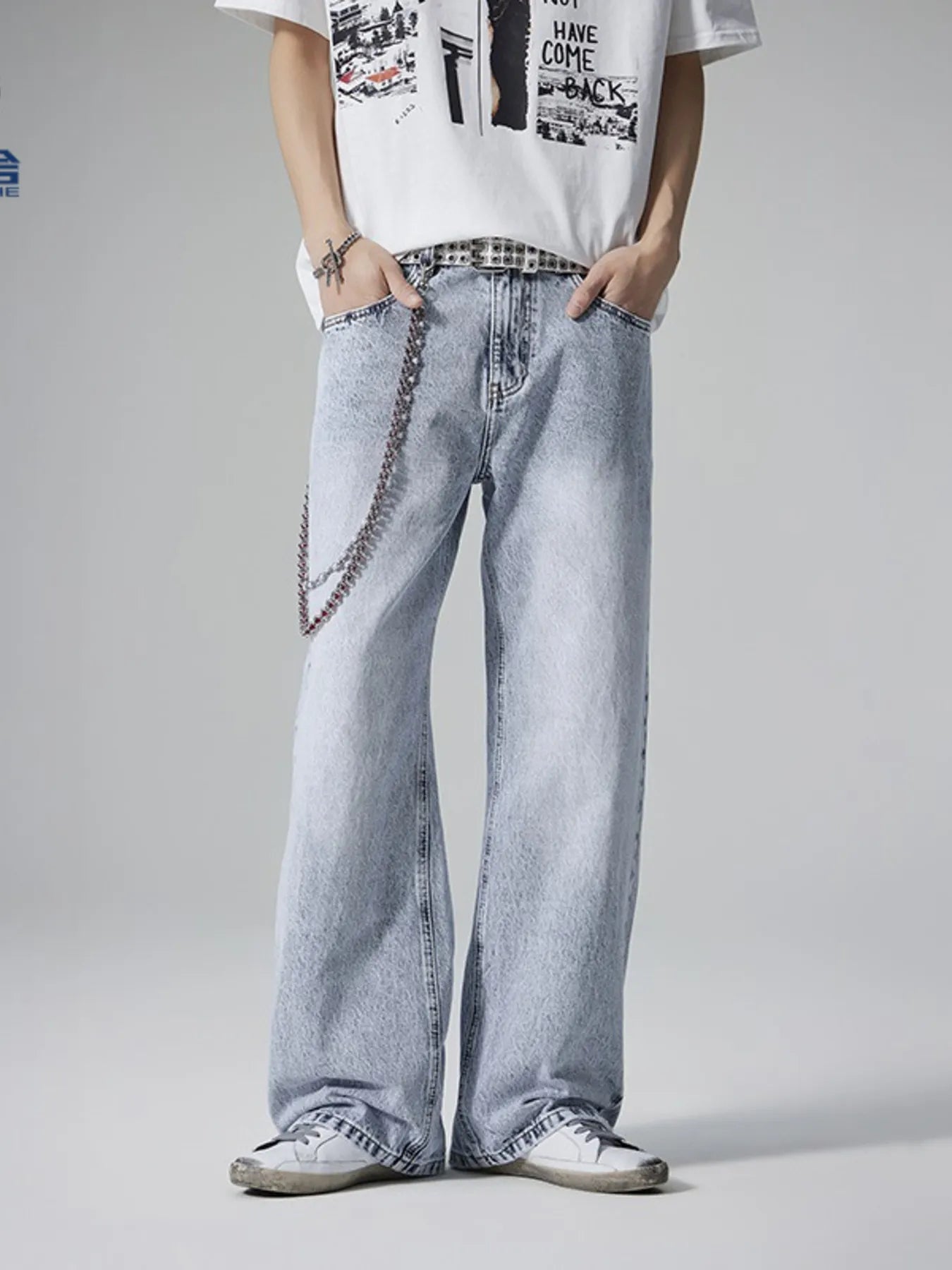 Men's Wide Leg Jeans
