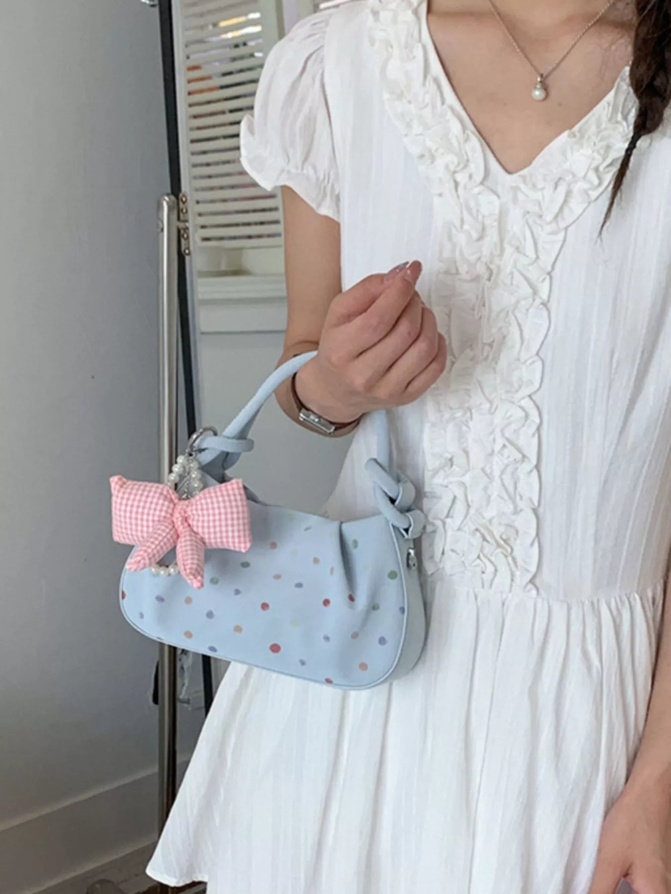 Polka Dot Crossbody Bag