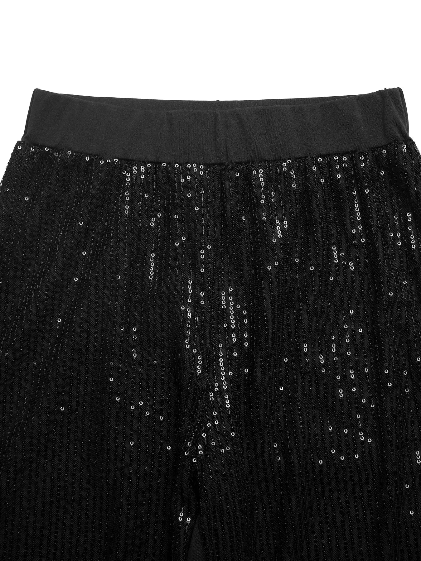 Sequin Wide Leg Pants