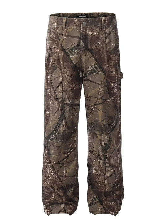 Men's Full Size Wide Leg Jeans Plus Size