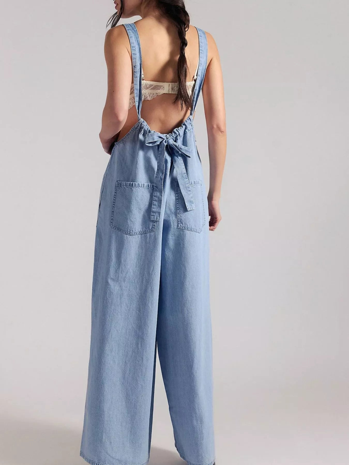 Sleeveless Wide-Leg Jumpsuit