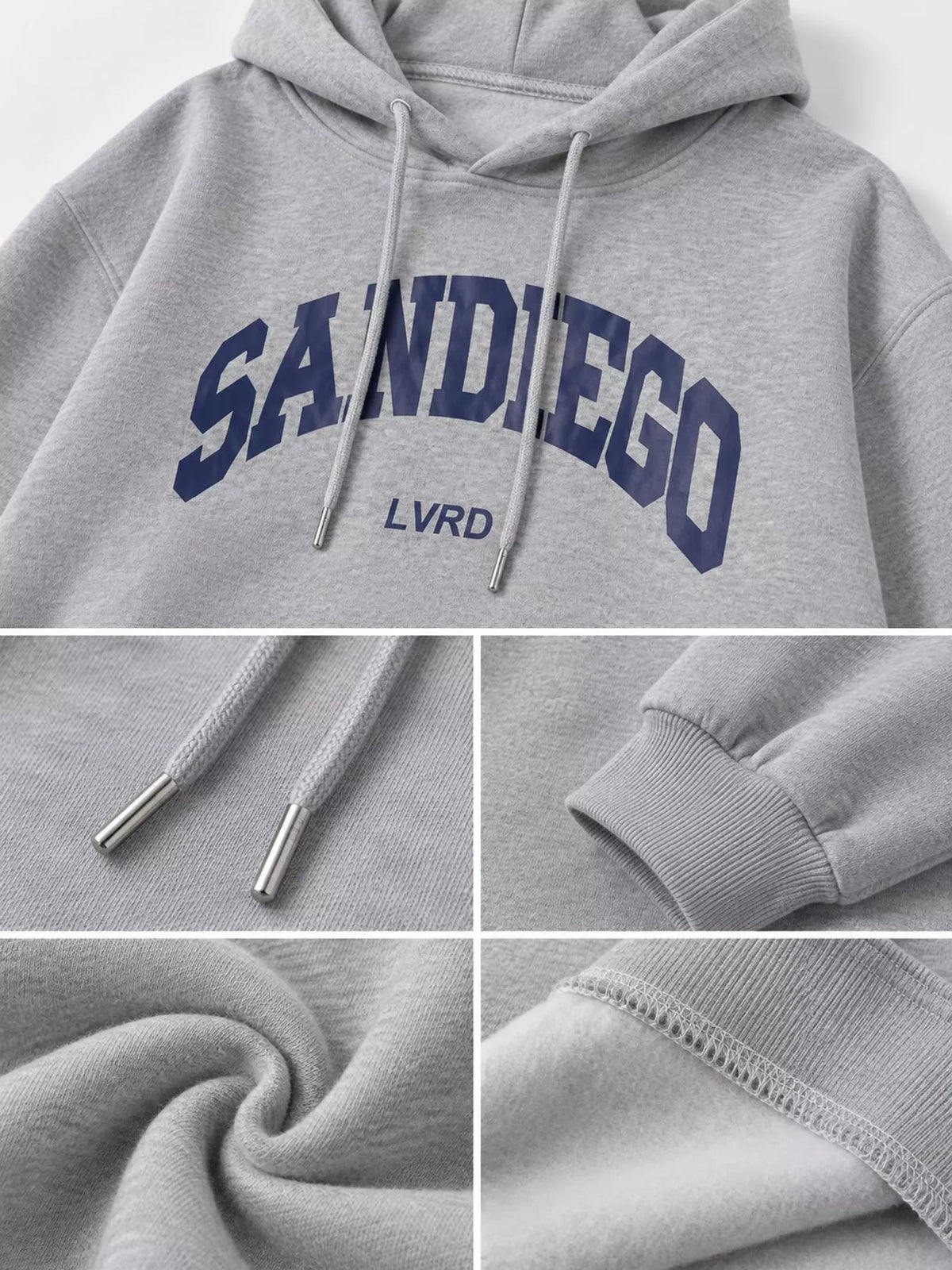 Letter Graphic Long Sleeve Hoodie