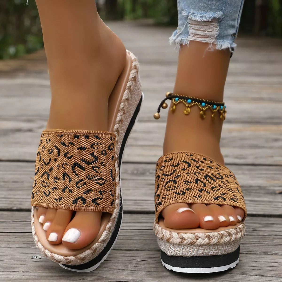 Open Toe Platform Sandals