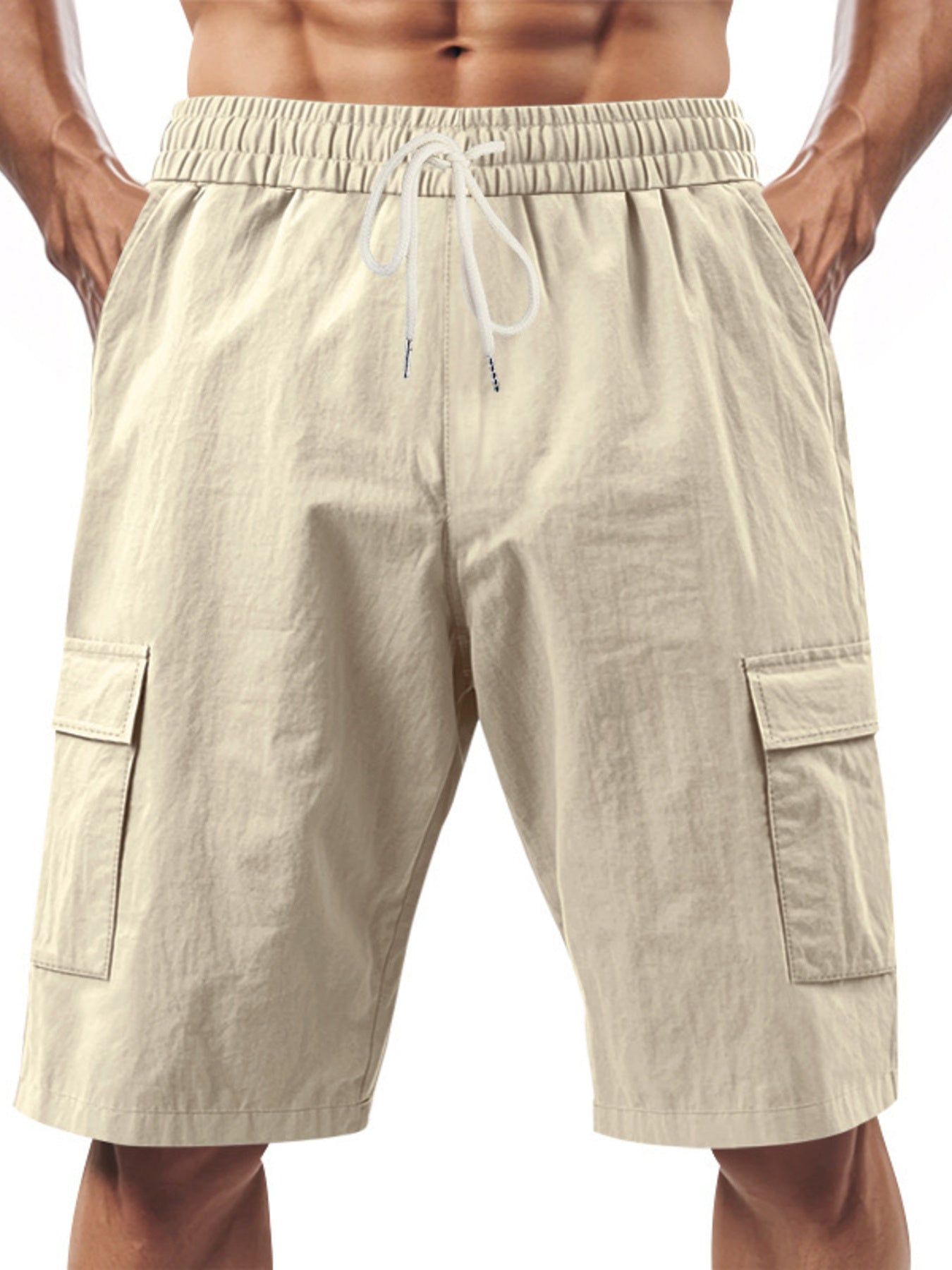 Men's Full Size Casual Lightweight Cargo Shorts Plus Size