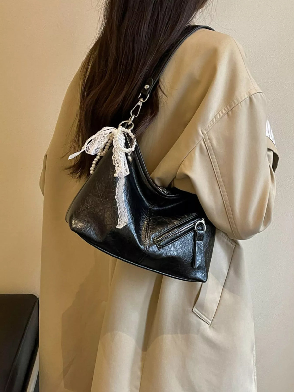 PU Leather Shoulder Bag