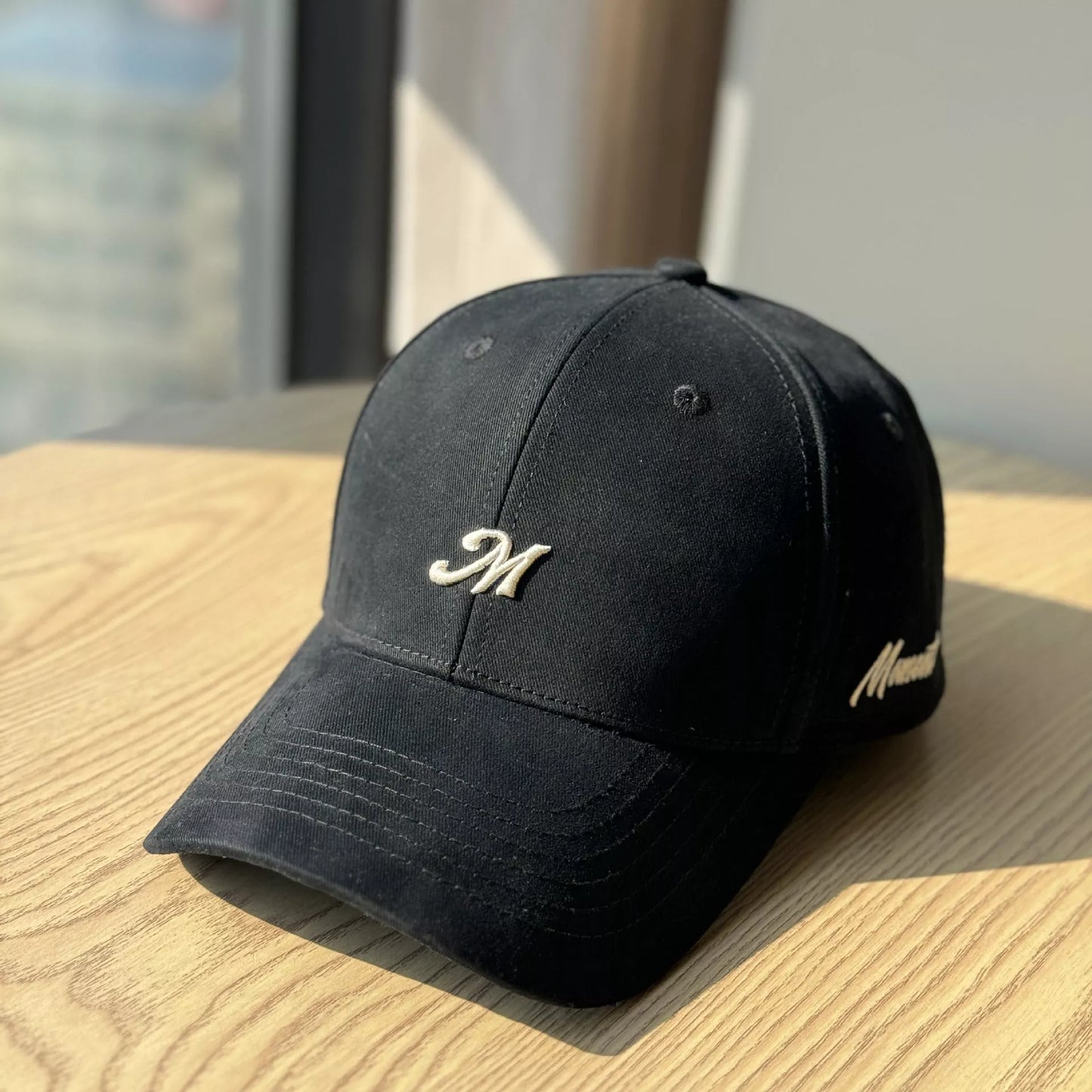 Embroidered Letter Baseball Cap