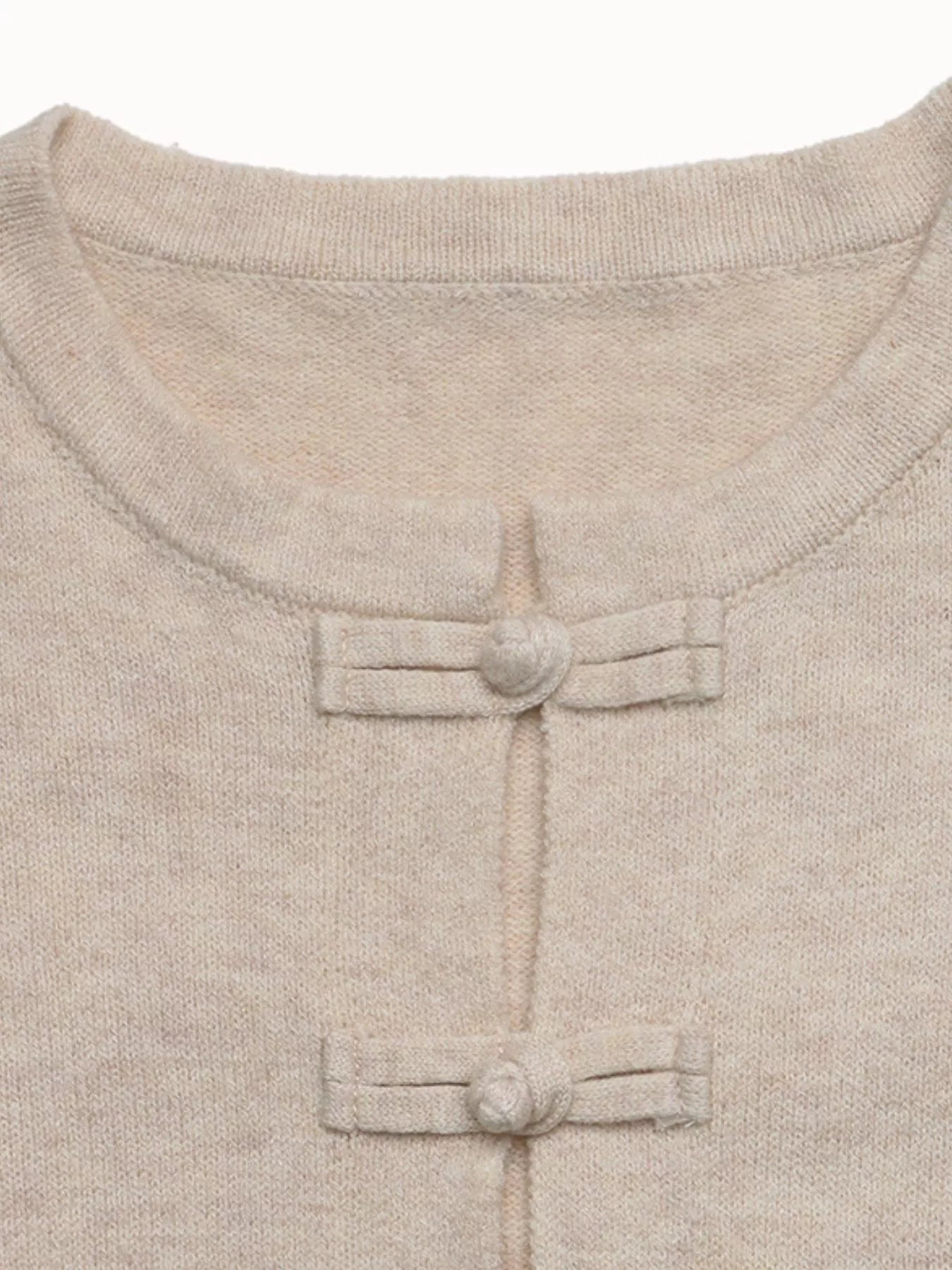 Button Up Dropped Shoulder Cardigan
