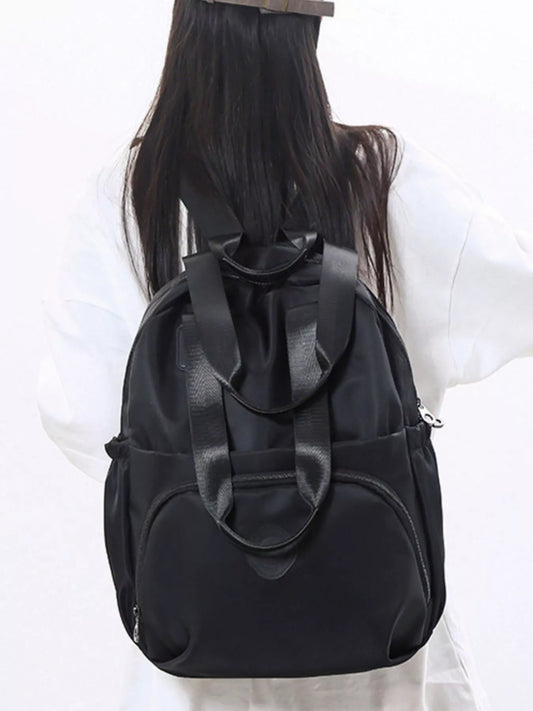 Lightweight Solid Color Backpack Bag
