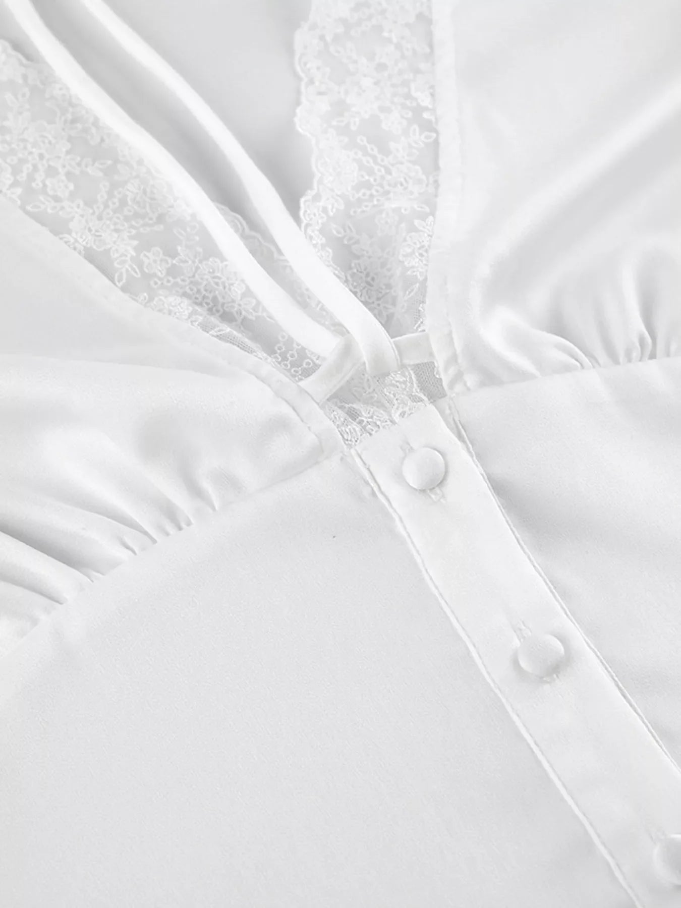 Lace Detail Short Sleeve Top and Skirt Set