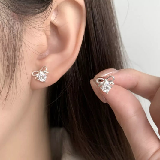 Bowknot Stud Earrings