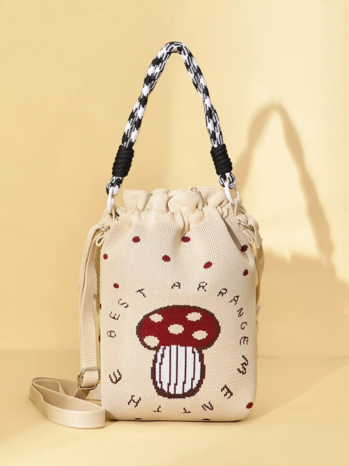 Drawstring Bucket Bag