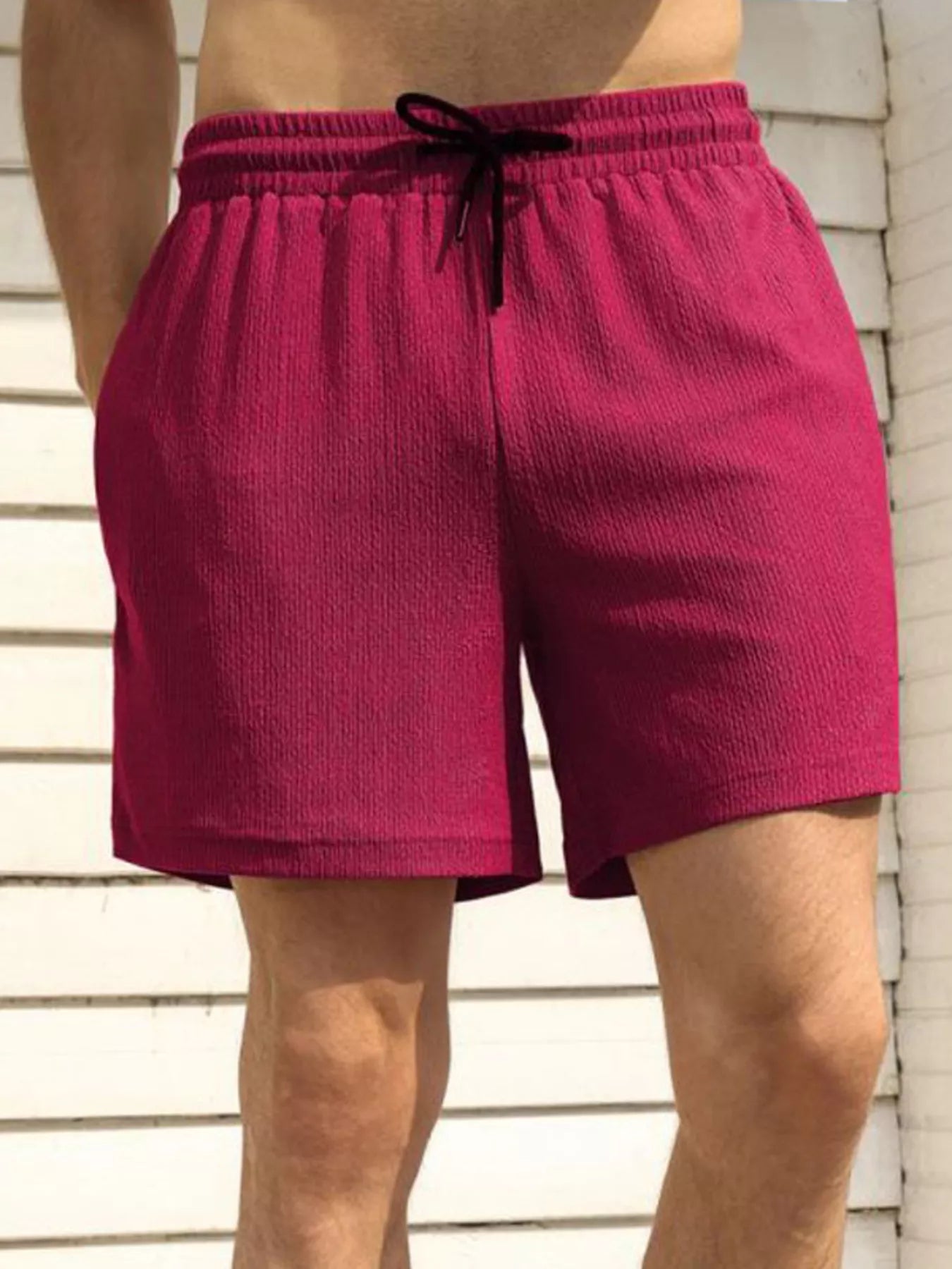 Men's Drawstring Shorts with Pockets