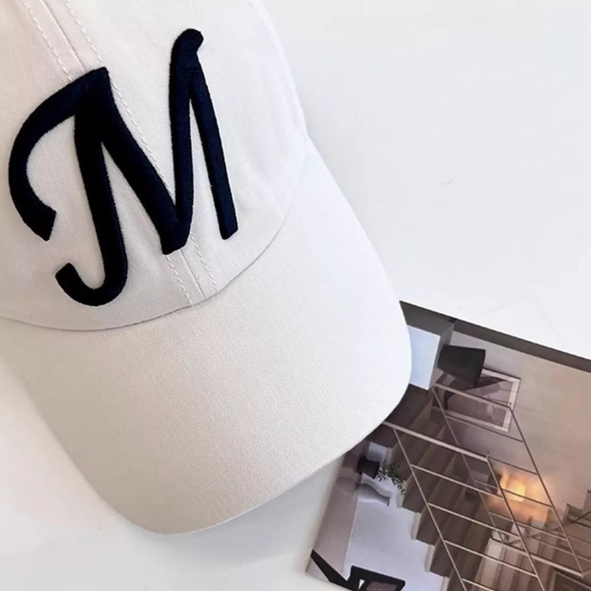 Embroidered 'M' Baseball Cap