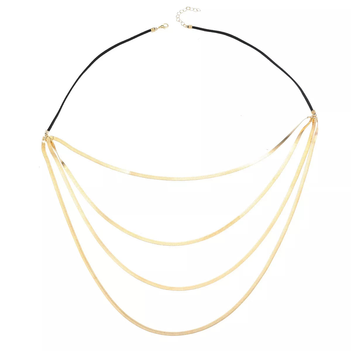 Multi-Layered Snake Chain Necklace
