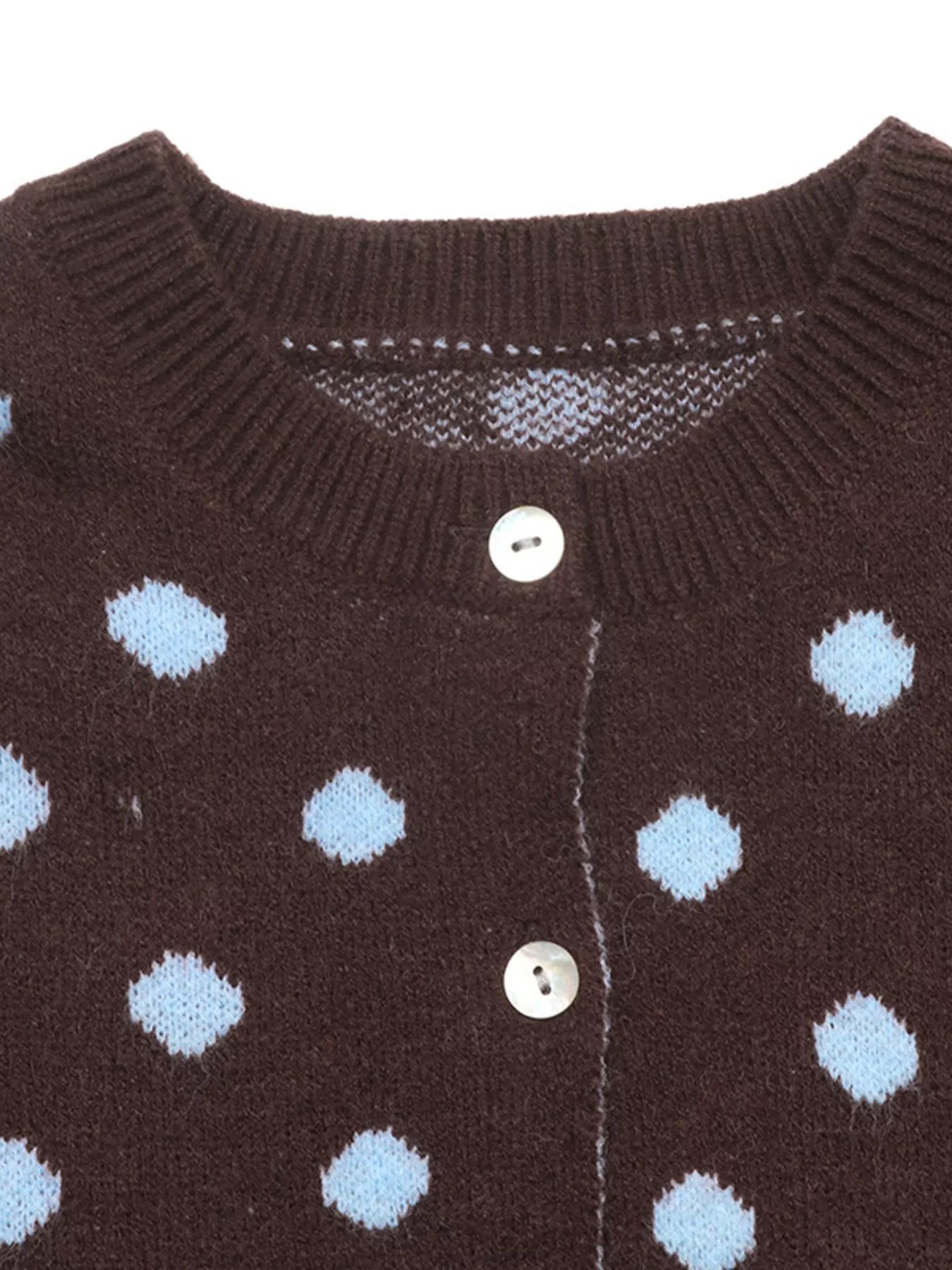 Polka Dot Button Up Cardigan