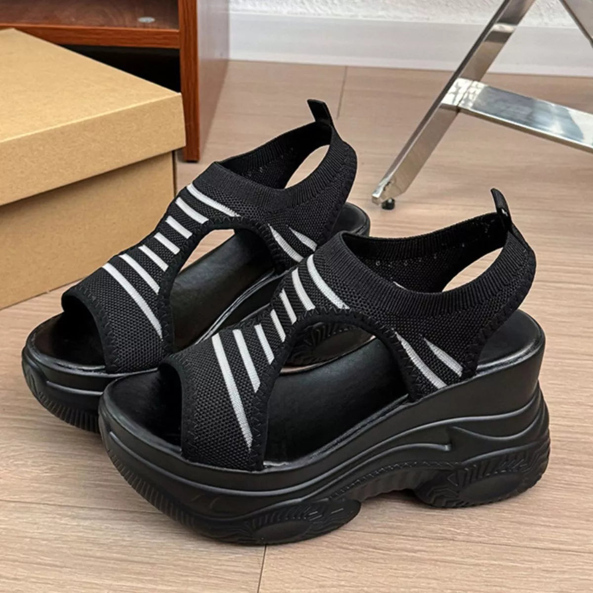 Open Toe Platform Sandals