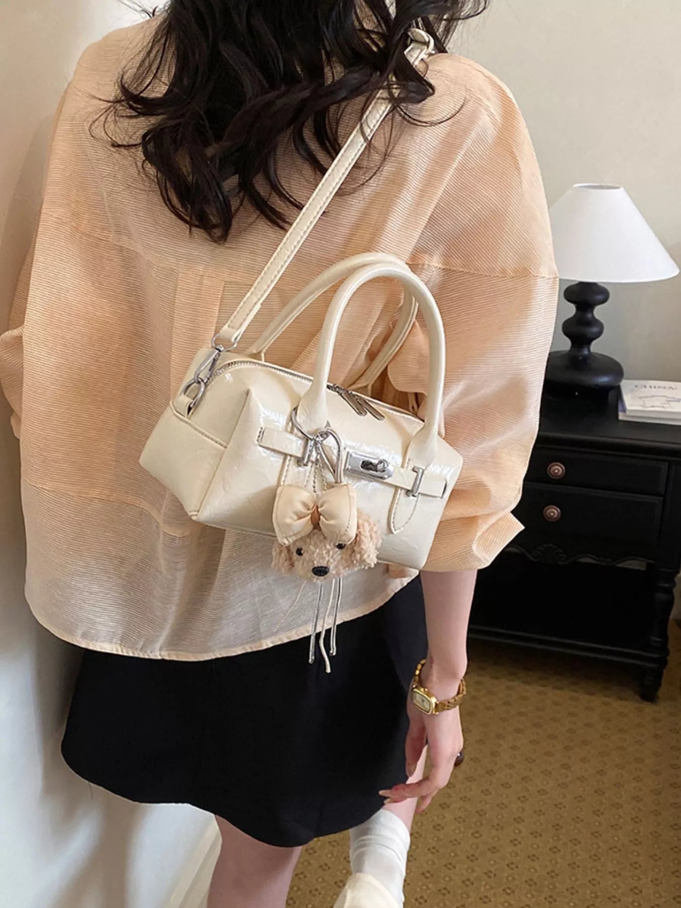 Top-Handle Shoulder Bag