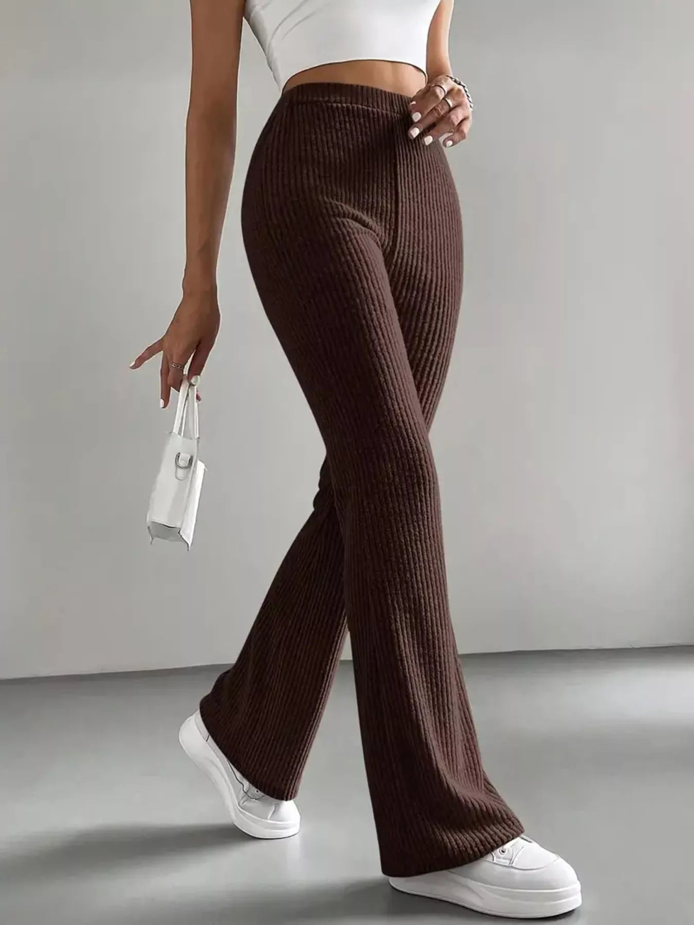 High Waist Flare Pants