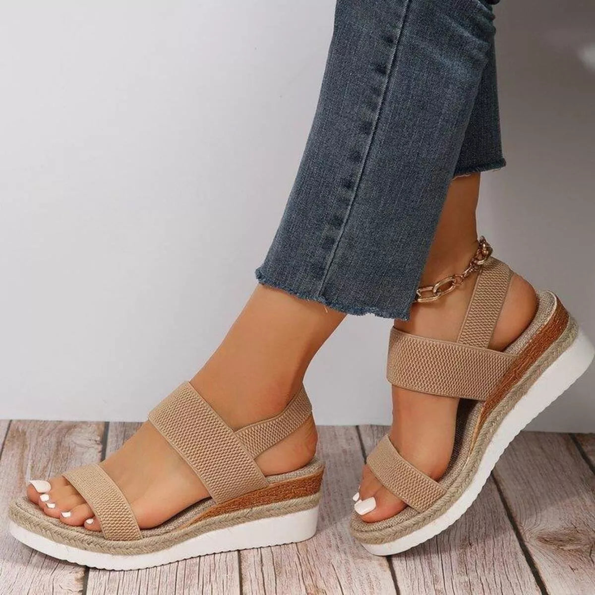 Open Toe Wedge Sandals