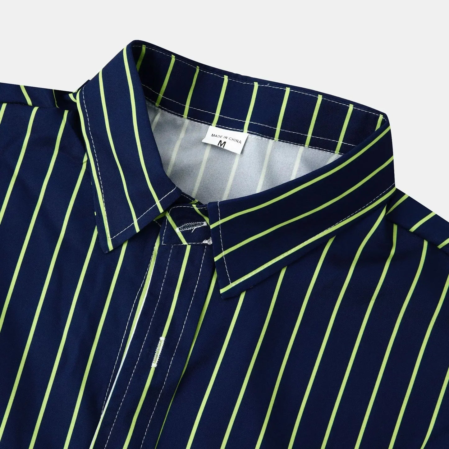 Men's Striped Button-Down Shirt