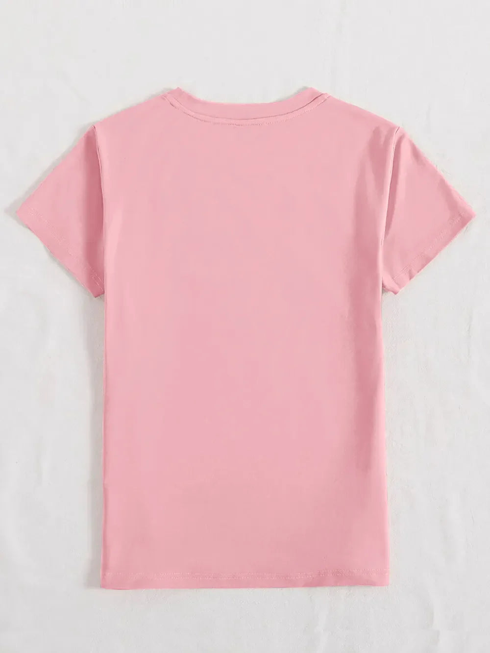 Graphic Round Neck Short Sleeve T-Shirt
