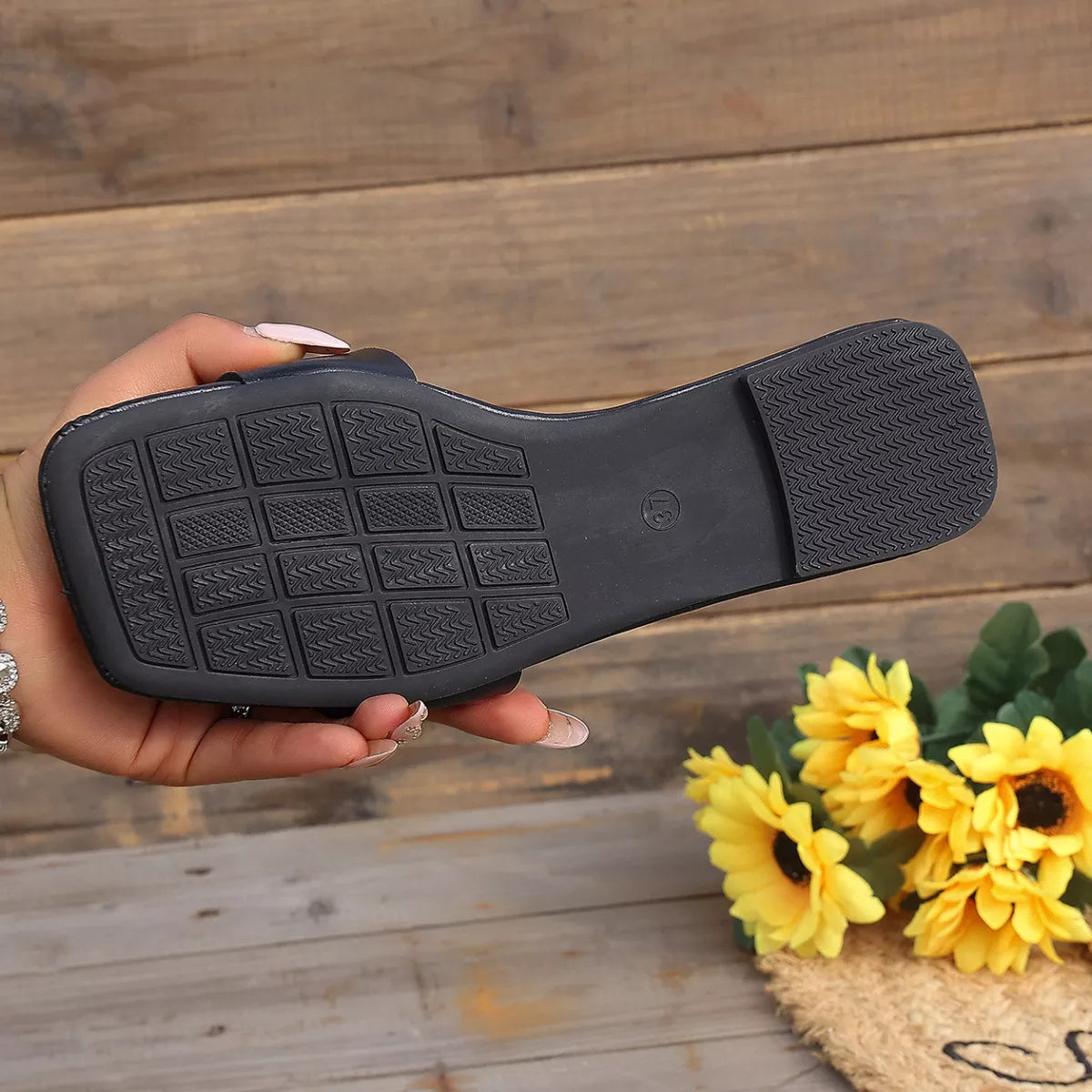 Open Toe Flats Sandals