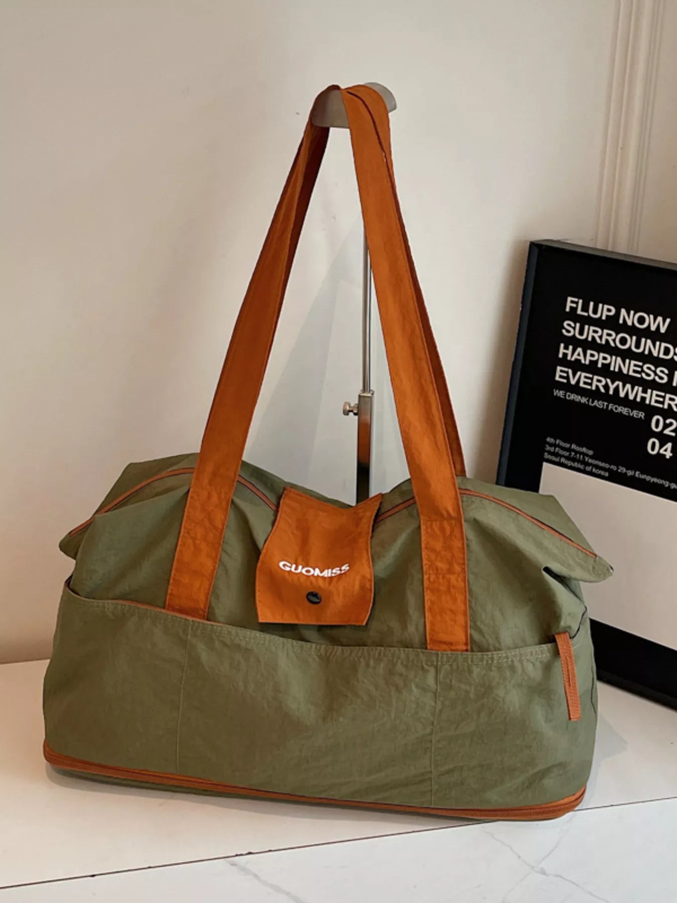 Two-Tone Lightweight Travel Bag