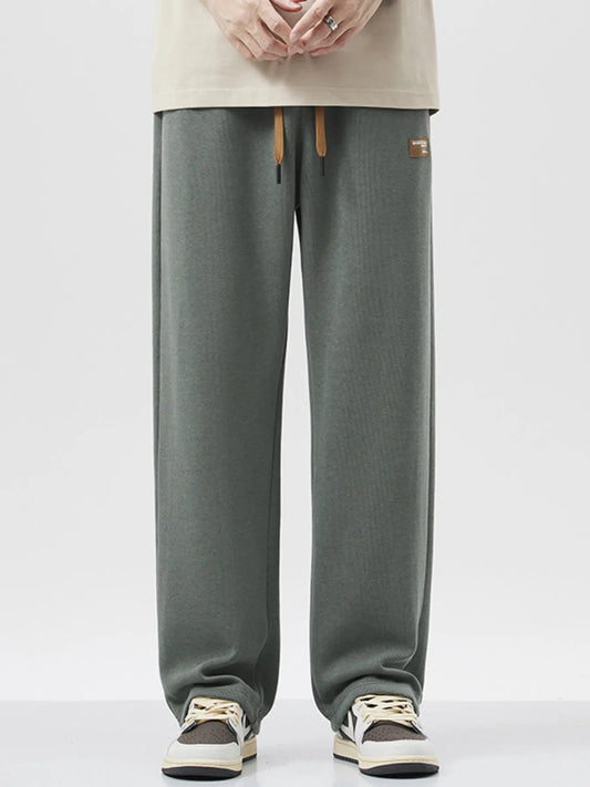 Men's Full Size Drawstring Wide Leg Pants Plus Size