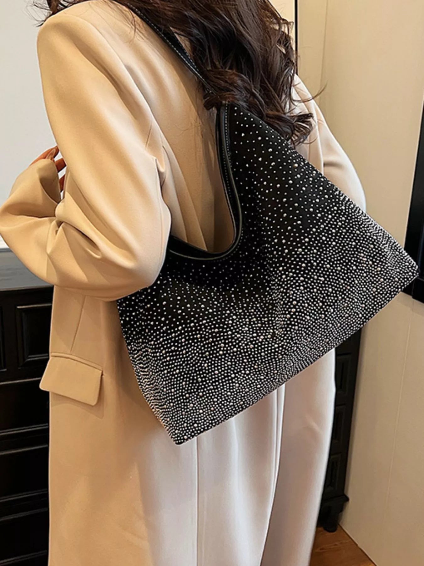 Rhinestone Tote Bag
