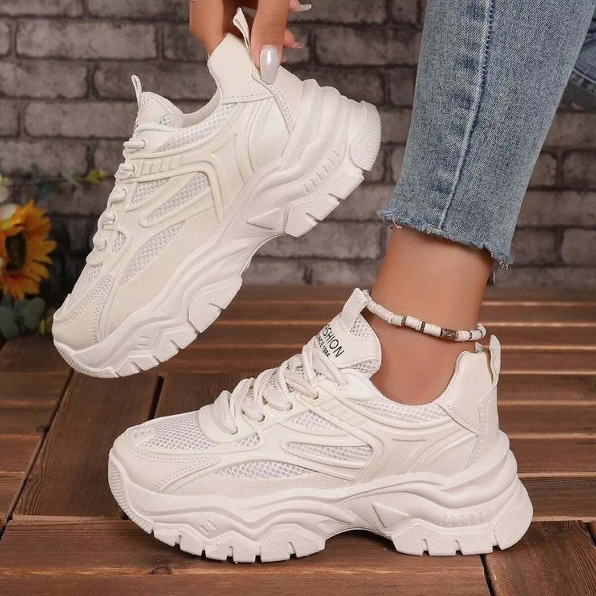 Round Toe Platform Athletic