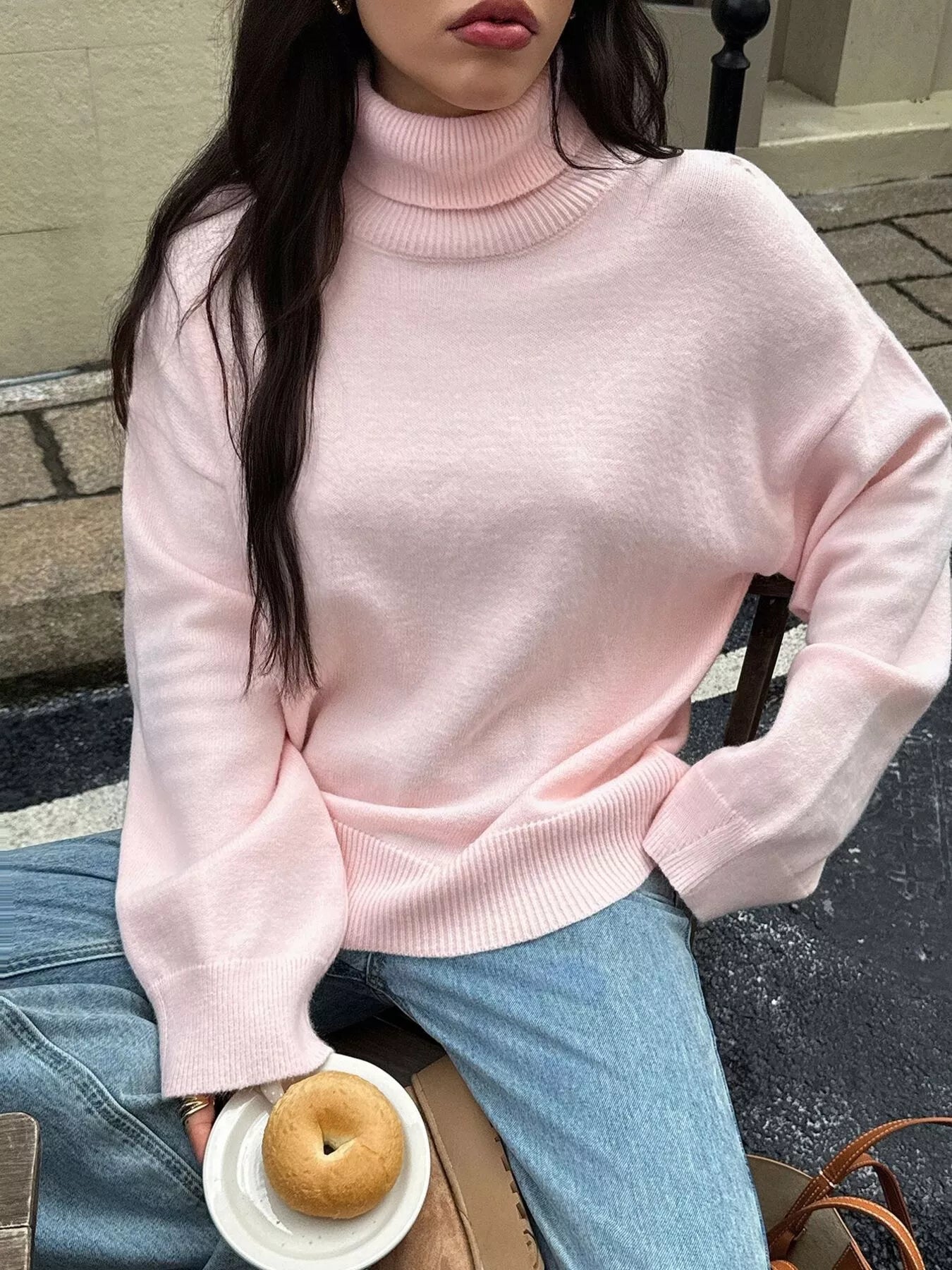 Turtleneck Long Sleeve Sweater