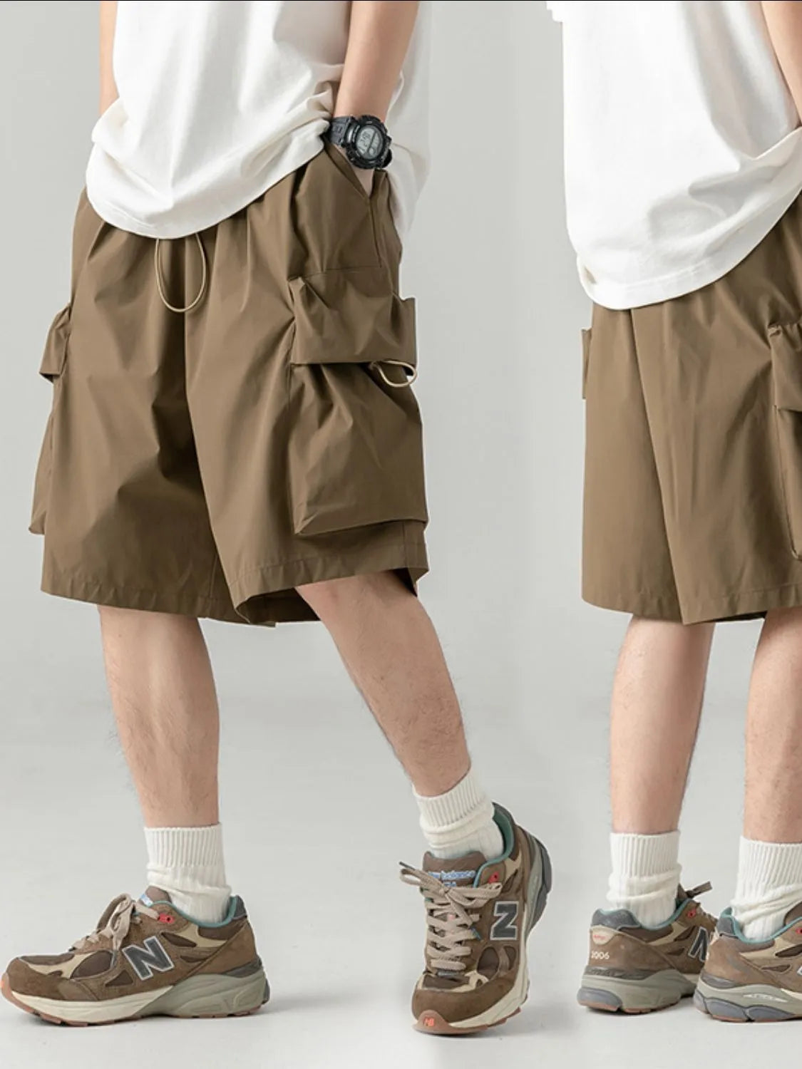 Men's Plus Size Drawstring Shorts