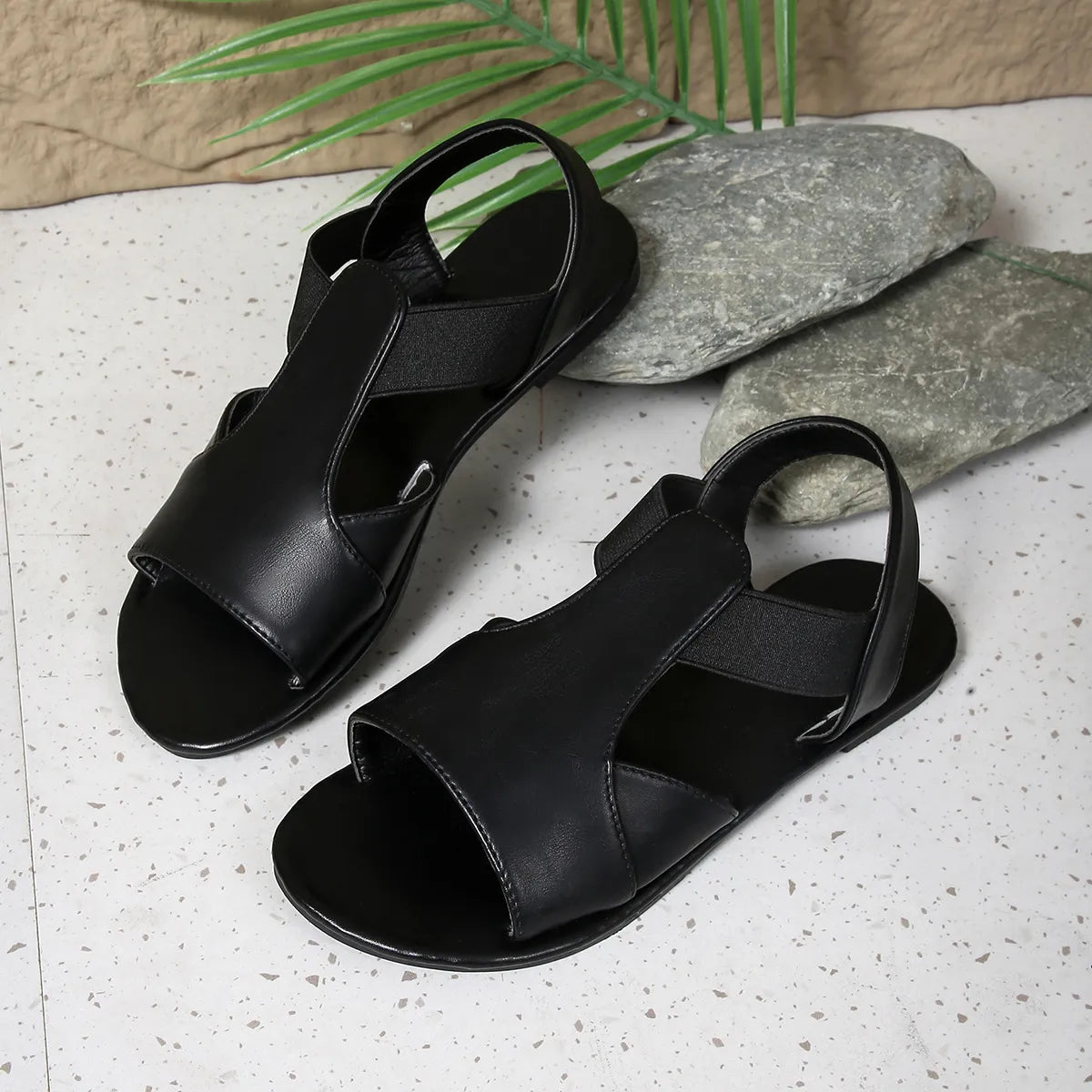 Open Toe Flats Sandals