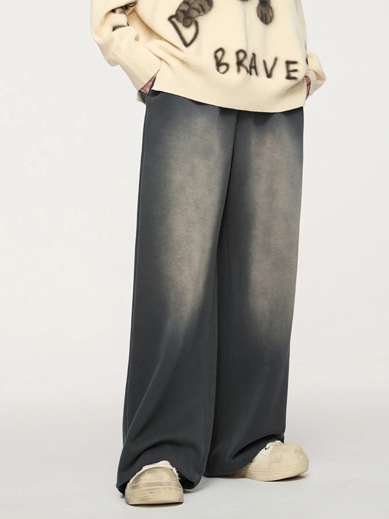 Men's Drawstring Wide Leg Comfort Pants