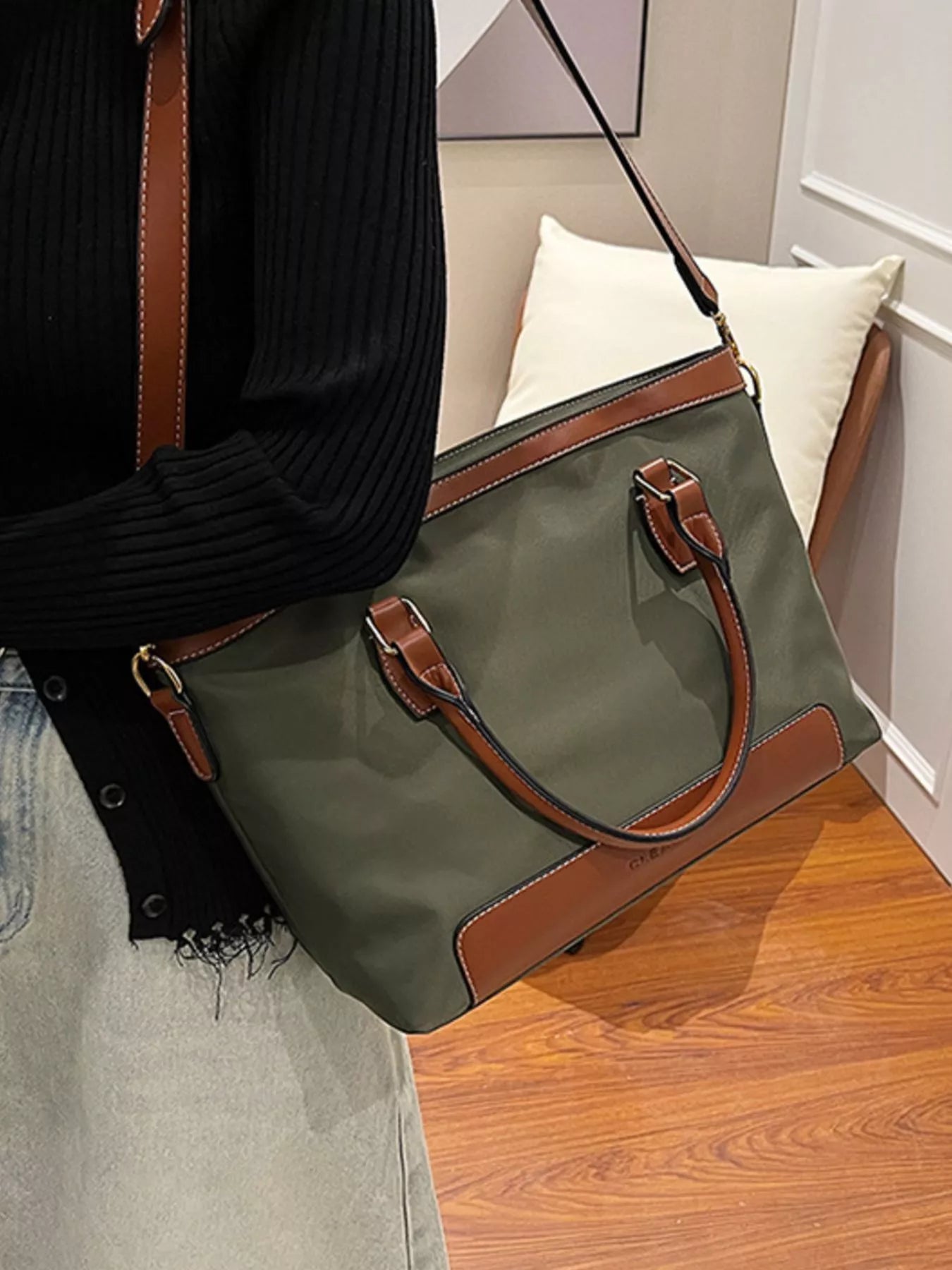 PU Leather Tote Bag