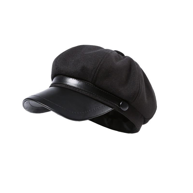 Vintage Octagonal Beret Hat