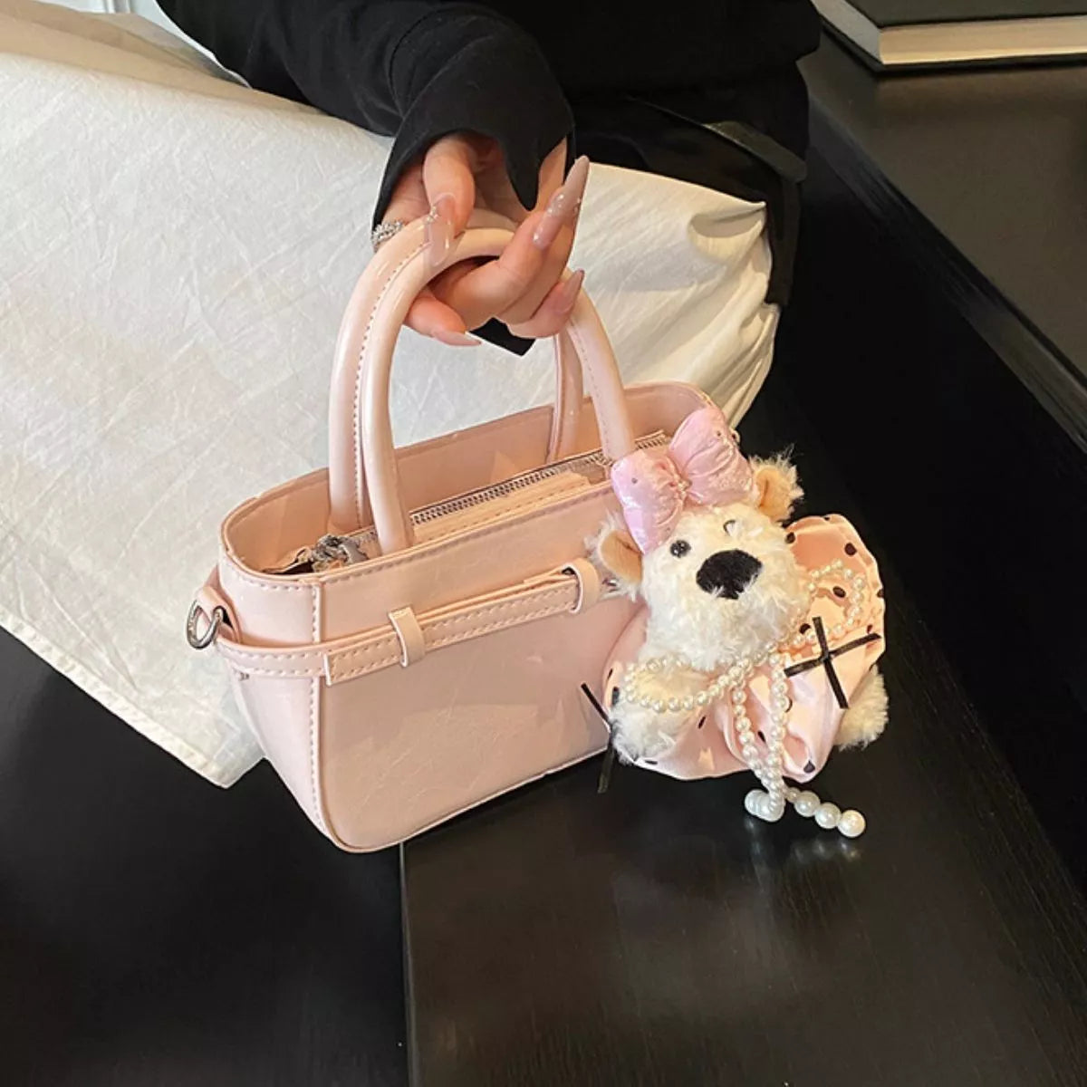 Top Handle Crossbody Bag
