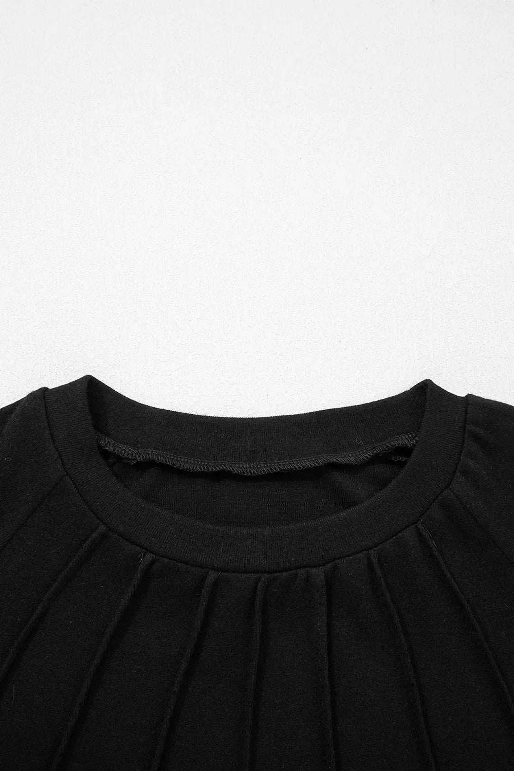 Seam Detail Raglan Long Sleeve Top
