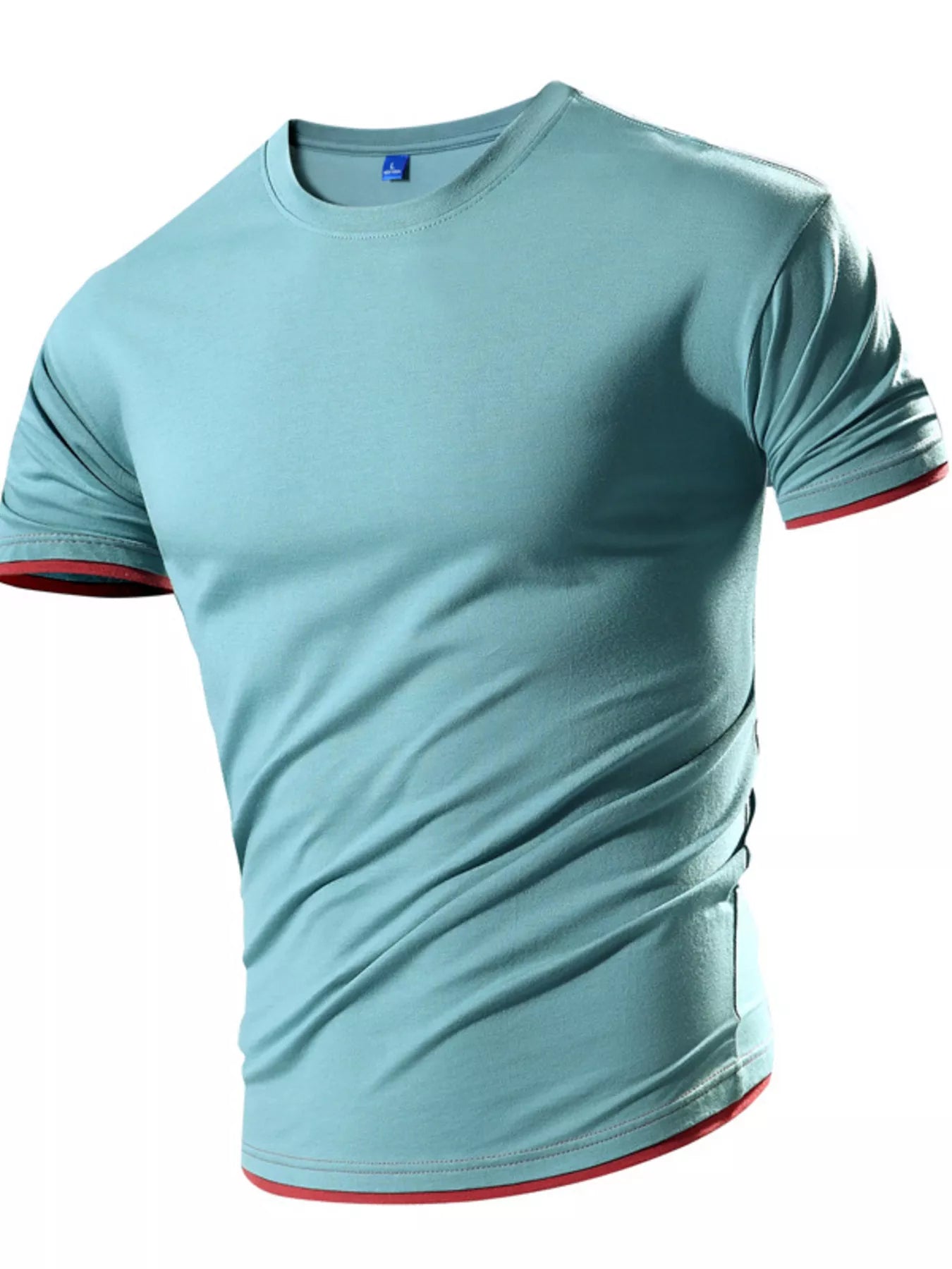 Men's Plus Size Casual Crew Neck Short Sleeve T-Shirt