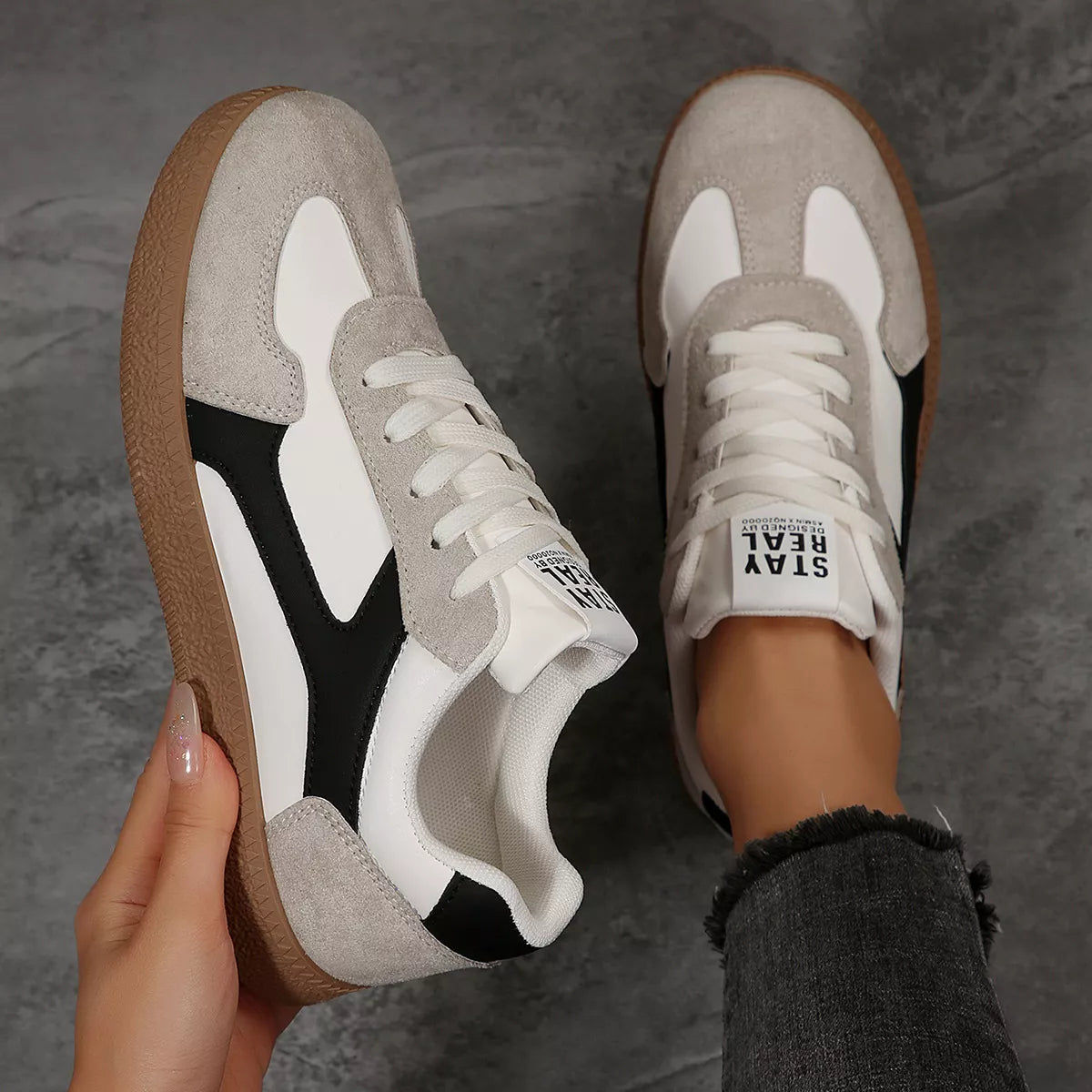 Round Toe Flats Sneakers