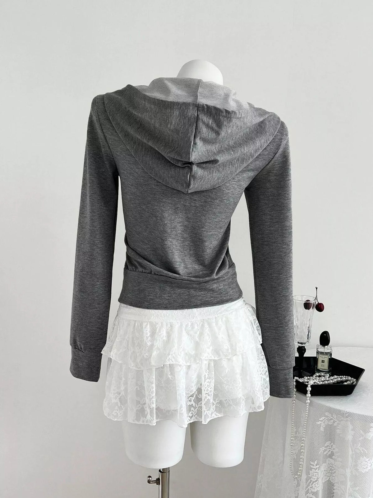 Slim-Fit Zip-Up Hoodie